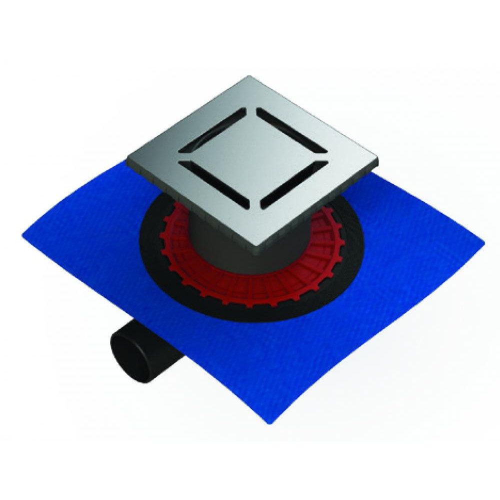 090363 Трап водосток ZENTRUM Norma 150х150  Berges ZENTRUM Uno 