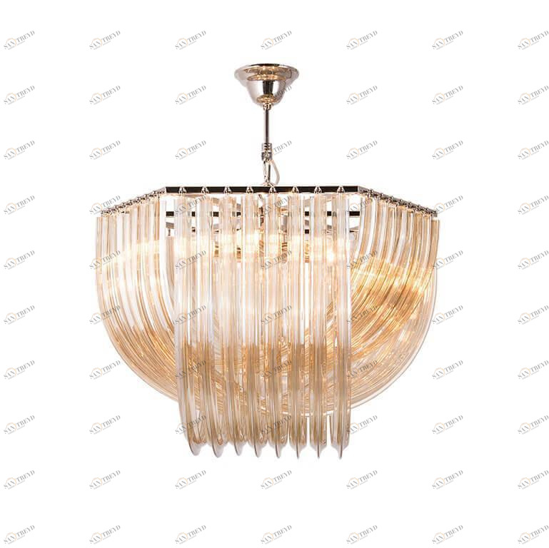Подвесной светильник полукруглый янтарный Newport S Cognac 64006/S NEWPORT 64000 00-3889988 Оранжевый 