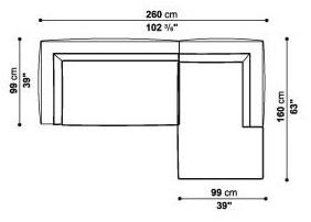 Maxalto Модульный угловой диван из ткани Lucrezia sun-id-1346409 - Вид №15