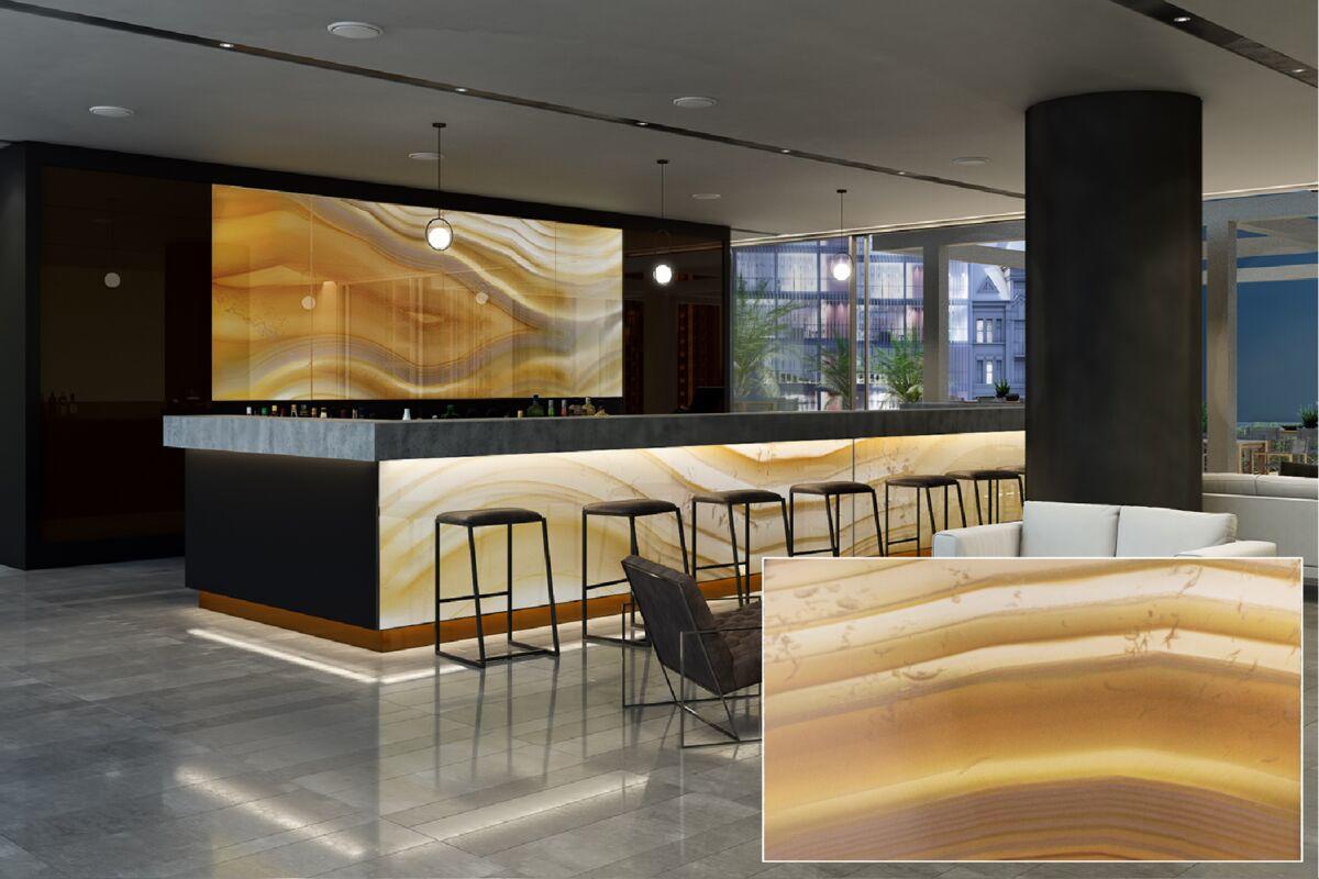 FSRT372 Зум-стекло Vivispectra с прослойкой из красного агата Forms-surfaces  - Вид №7