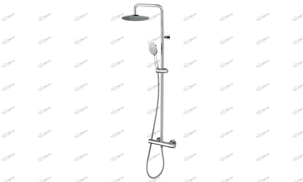 L20002 Душевая колонна COSMO Ø 230 mm - Termostatico BOSSINI 