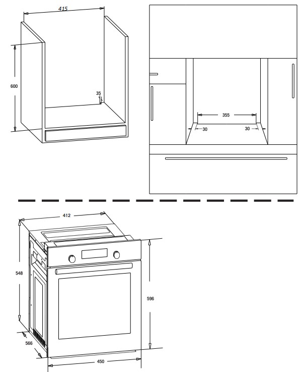 9240931 Электрический духовой шкаф Simfer B4ER19070 бежевый STDN-0106519 - Вид №5