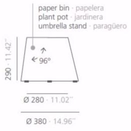 Systemtronic Контейнер для бумаги / прихватка из стали Conee sun-id-1455930 - Вид №2