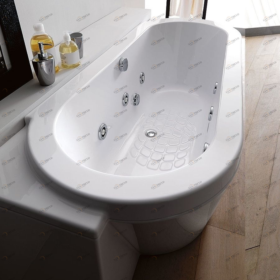 Ванна пристенная с гидромассажем V8187 Gruppo treesse Playa