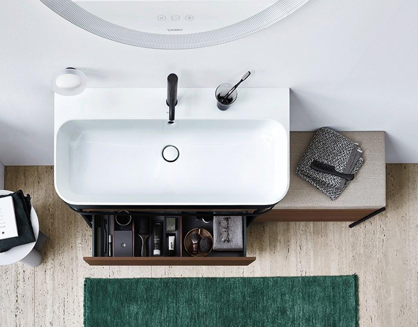 Hp4763 e/n/o/t Напольная раковина стоящая овальная Duravit Happy D.2 Plus - Вид №3