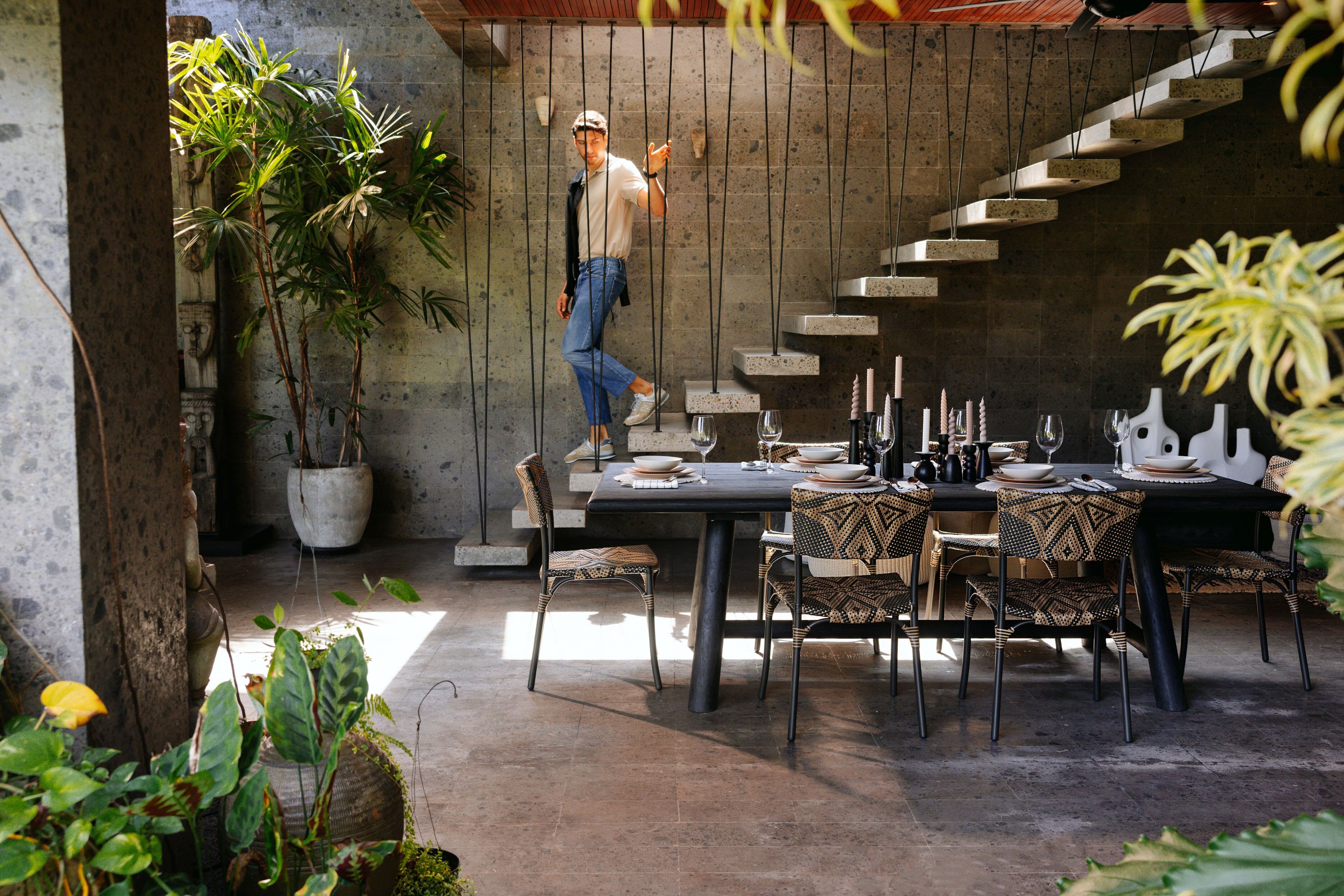 Стул из синтетической ткани с открытой спинкой cbdesign Tosca ARCH-00094001 - Вид №2