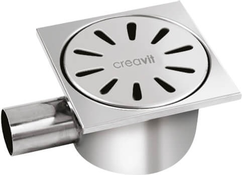 FS112 Трап для пола 10*10 D32 Creavit  - Вид №1