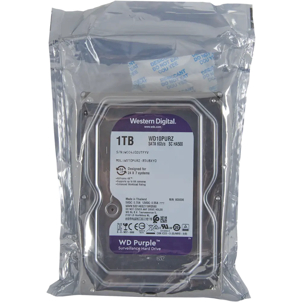 Жесткий диск Western Digital 1 Tb, 17x11x2 см, алюминий/сталь STLM-2126679 - Вид №4