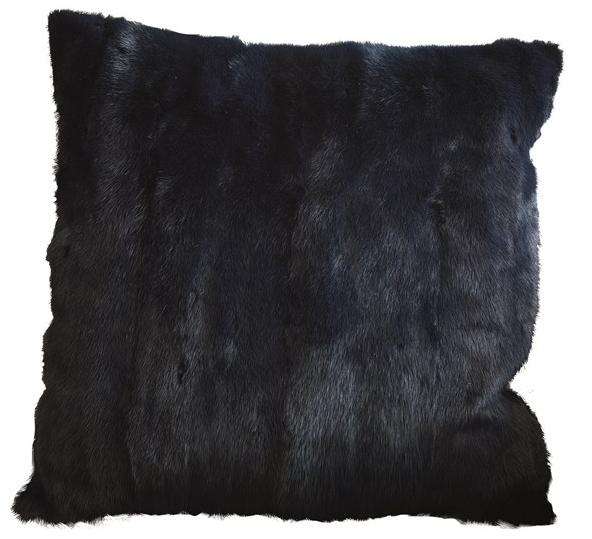 Longhi Однотонная квадратная подушка из меха Loveluxe V 405 - Вид №2