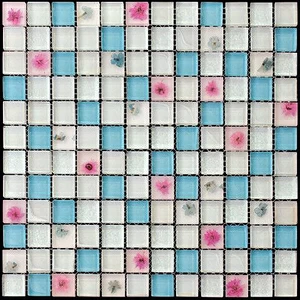 МОЗАИКА ИЗ СТЕКЛА KDS-55 NATURAL  FLOWERS