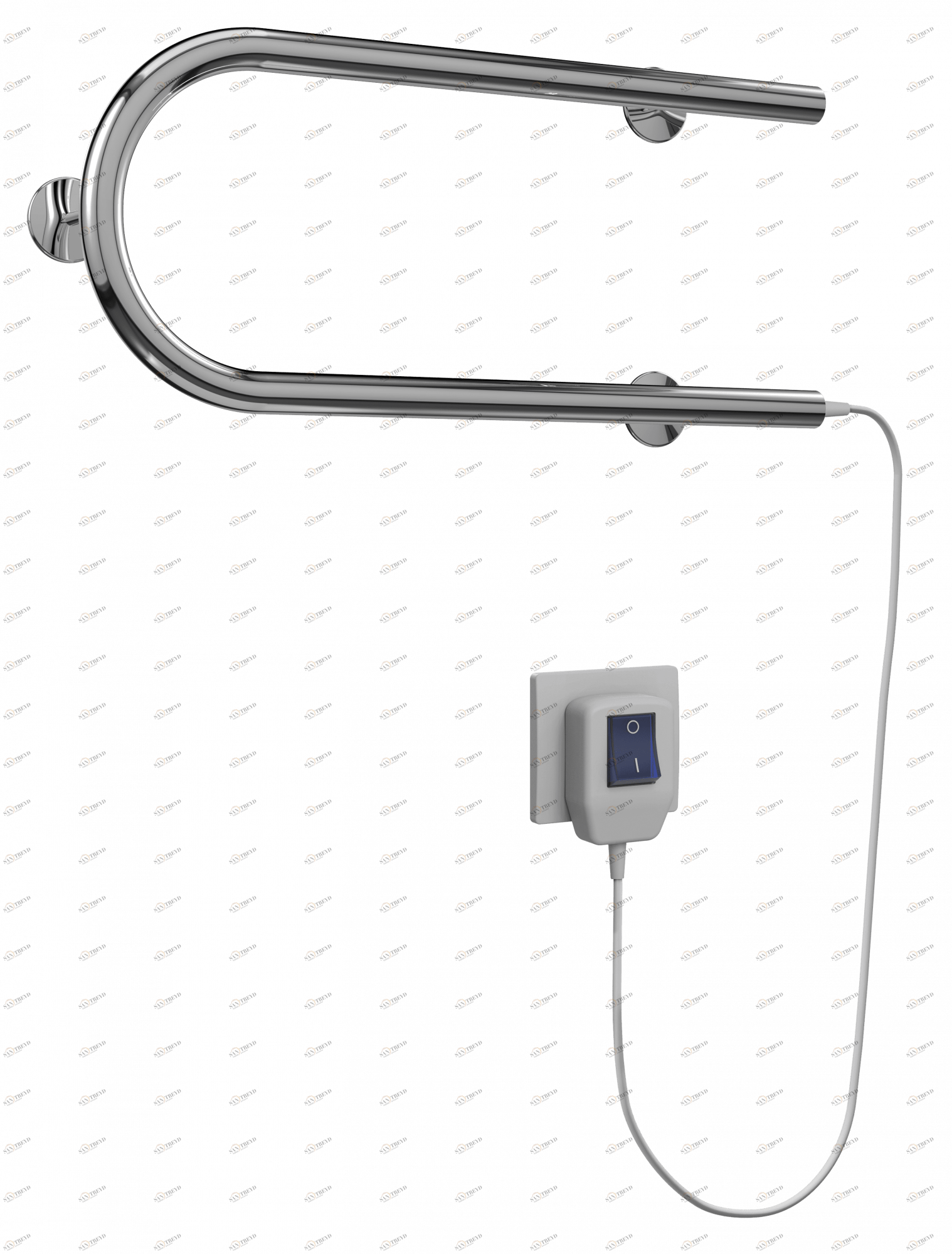 4620768883941 ЭЛЕКТРИКА Электро 25 П-обр 600х200 Полотенцесушитель TERMINUS Нержавеющая сталь 