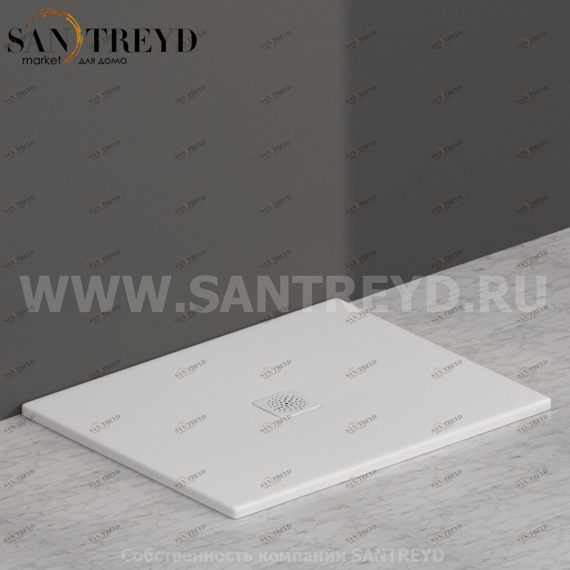 DT100BO Душевой поддон 100x80 керамический Globo Ceramica Globo DOCCIATRE