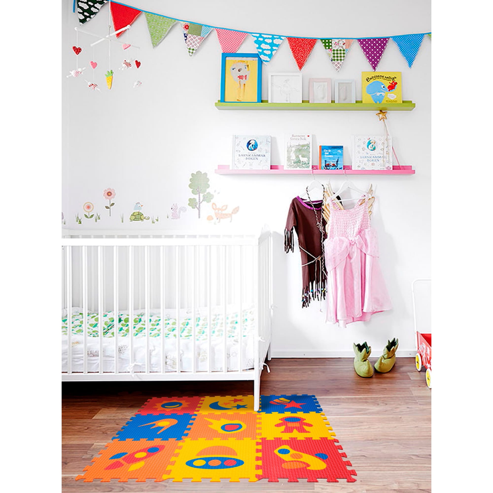 82411020 Пол мягкий «Космос», ЭВА, 33x33 см Santreyd  - Вид №5