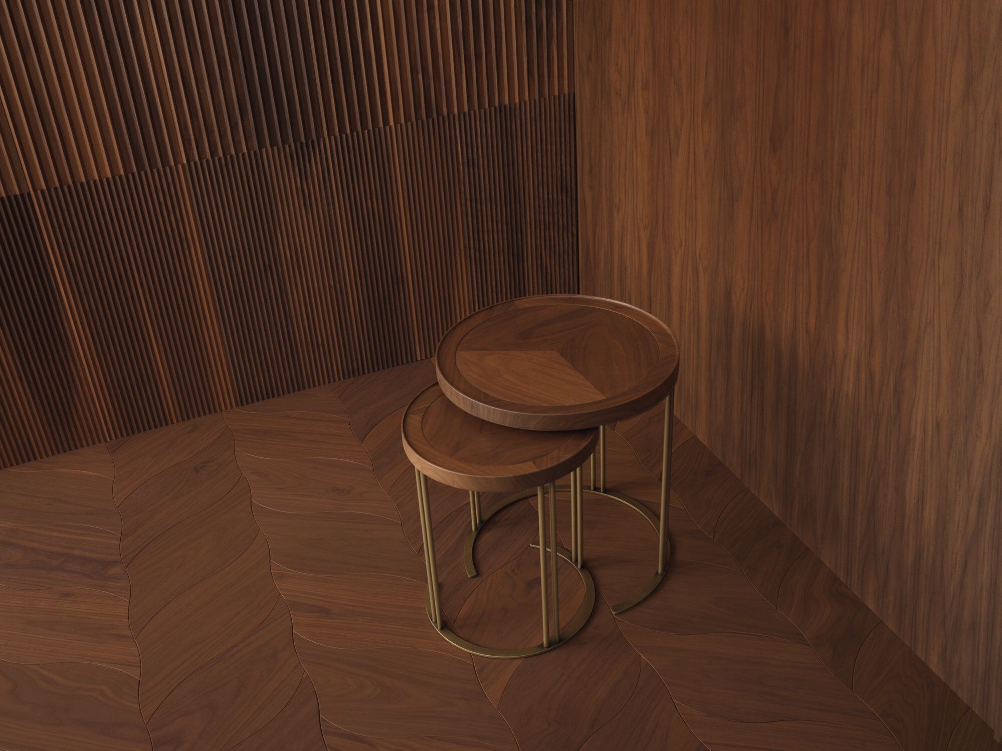 Пол из американского ореха FOGLIE D'ORO Colorsense ARCH-00119261 - Вид №2