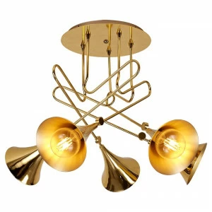 Подвесная люстра Mantra Jazz 5897 MANTRA ДИЗАЙНЕРСКИЕ, JAZZ 088313 Золотой