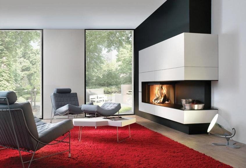 Дровяной угловой камин KALFIRE W65/38C ARCH-00033739 - Вид №1