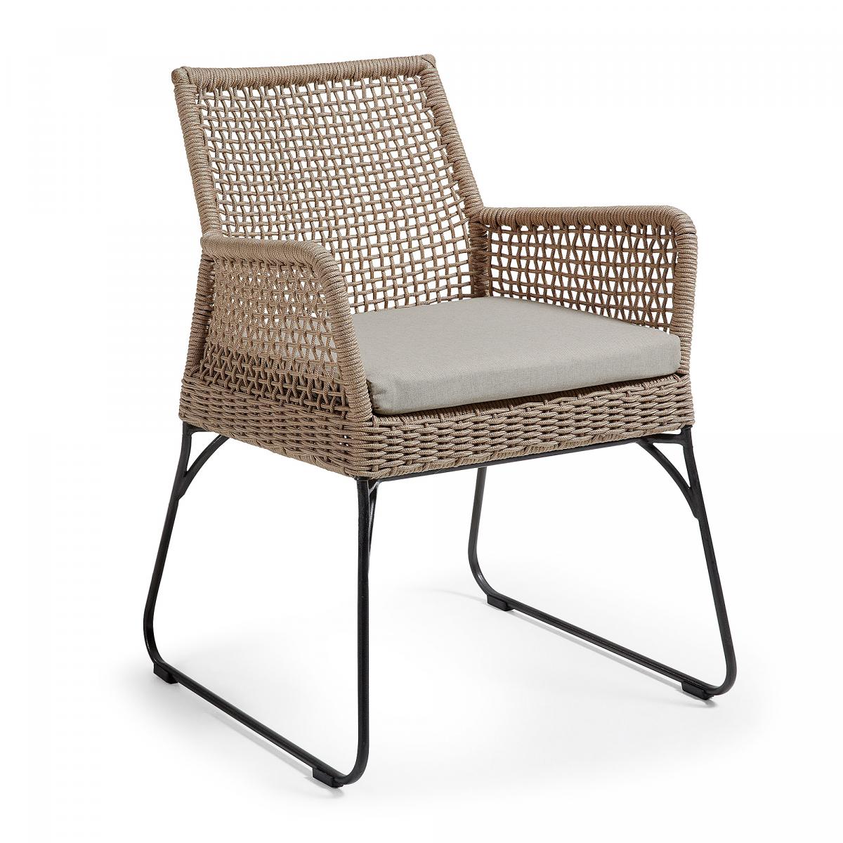 052280 Стул бежевый La Forma Novak  - Вид №6