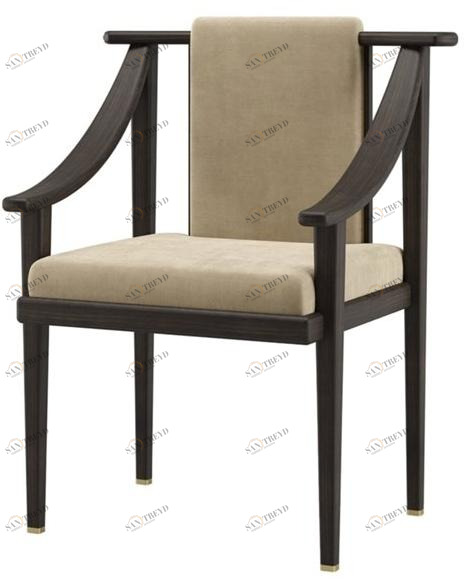 FRATO Бархатное кресло с подлокотниками Kochi Fup100010aaa 