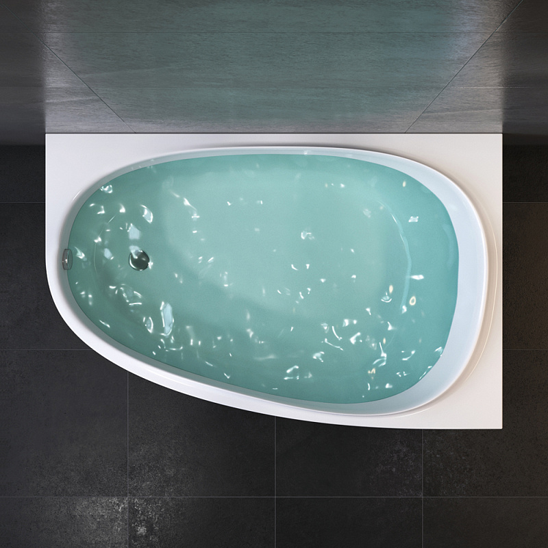 W80A-170R110W-A ванна акриловая 170х110 см правосторонняя шт AM.PM Like