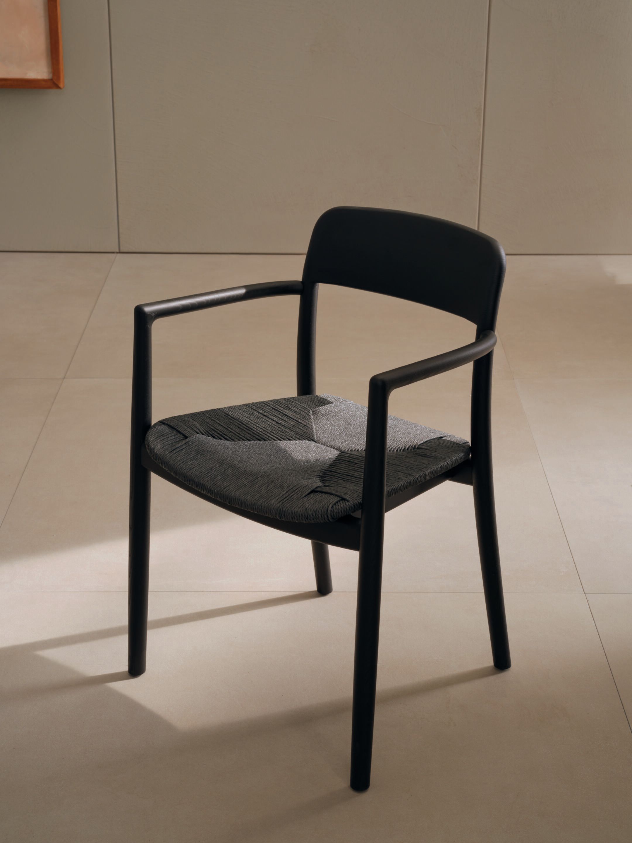 Стул из ясеня с открытой спинкой и веревочным сиденьем DE PADOVA Villetta ARCH-00052654 - Вид №1