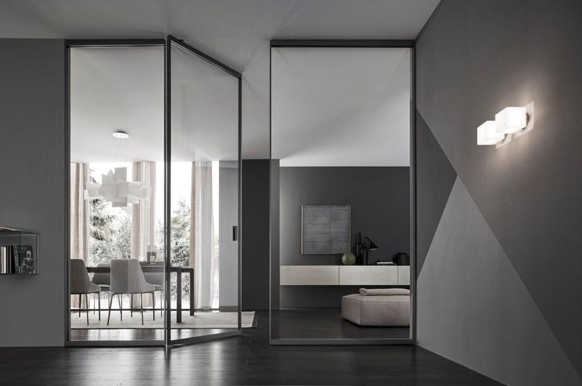 BLUINTERNI Поворотная стеклянная дверь Quadro-bilico sun-id-1478297 - Вид №3