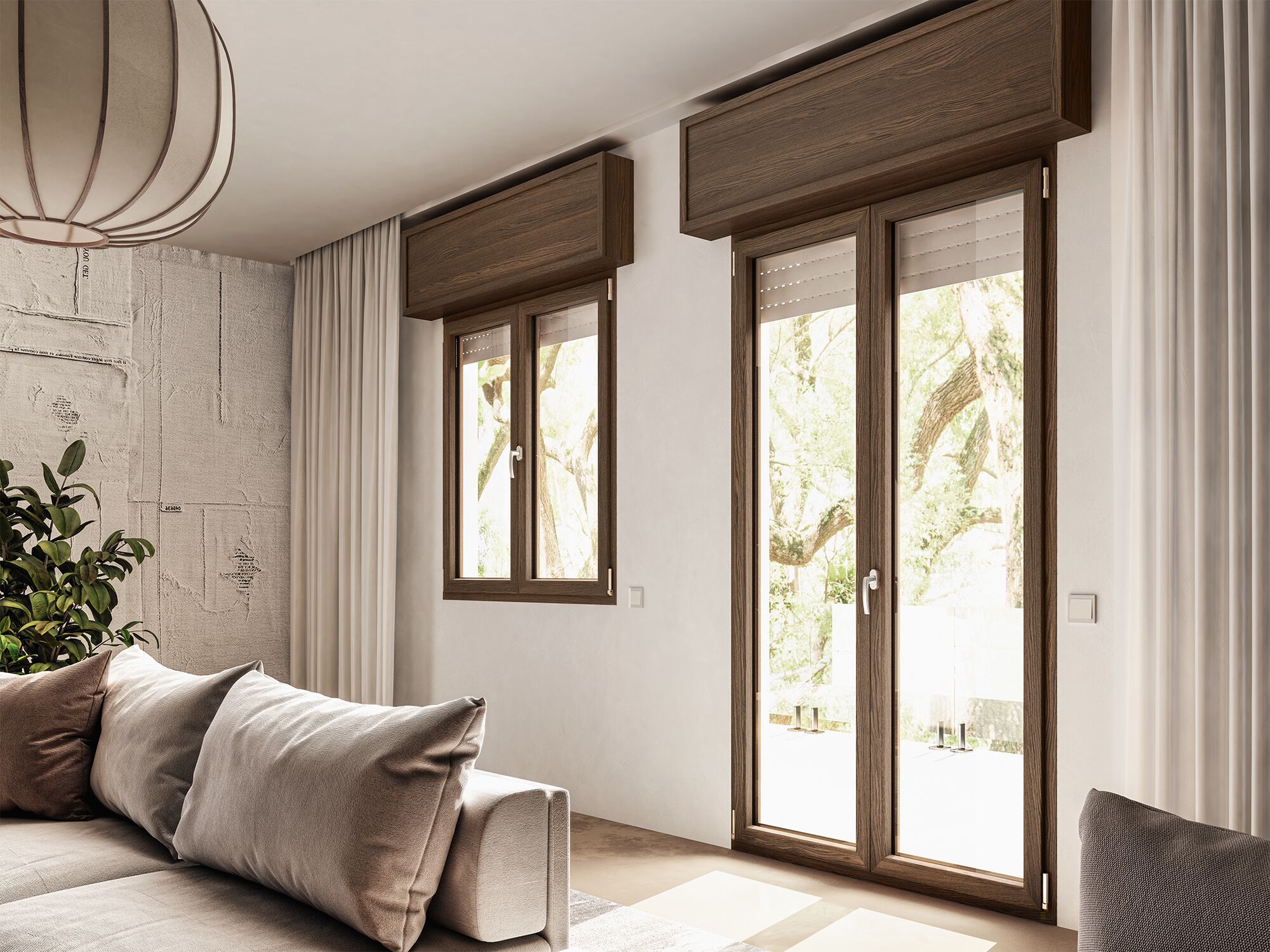 Окно ПВХ Tecnoplast Sistema P80 ARCH-00109003 - Вид №1