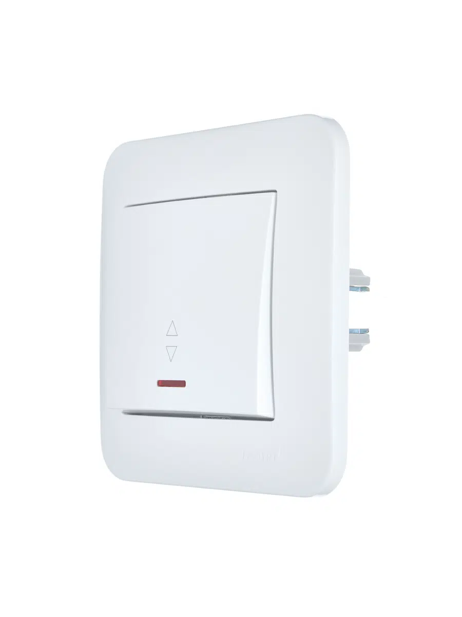 ASTI Выключатель проходной с подсветкой белый LEZARD 7081-0202-114 - Вид №3