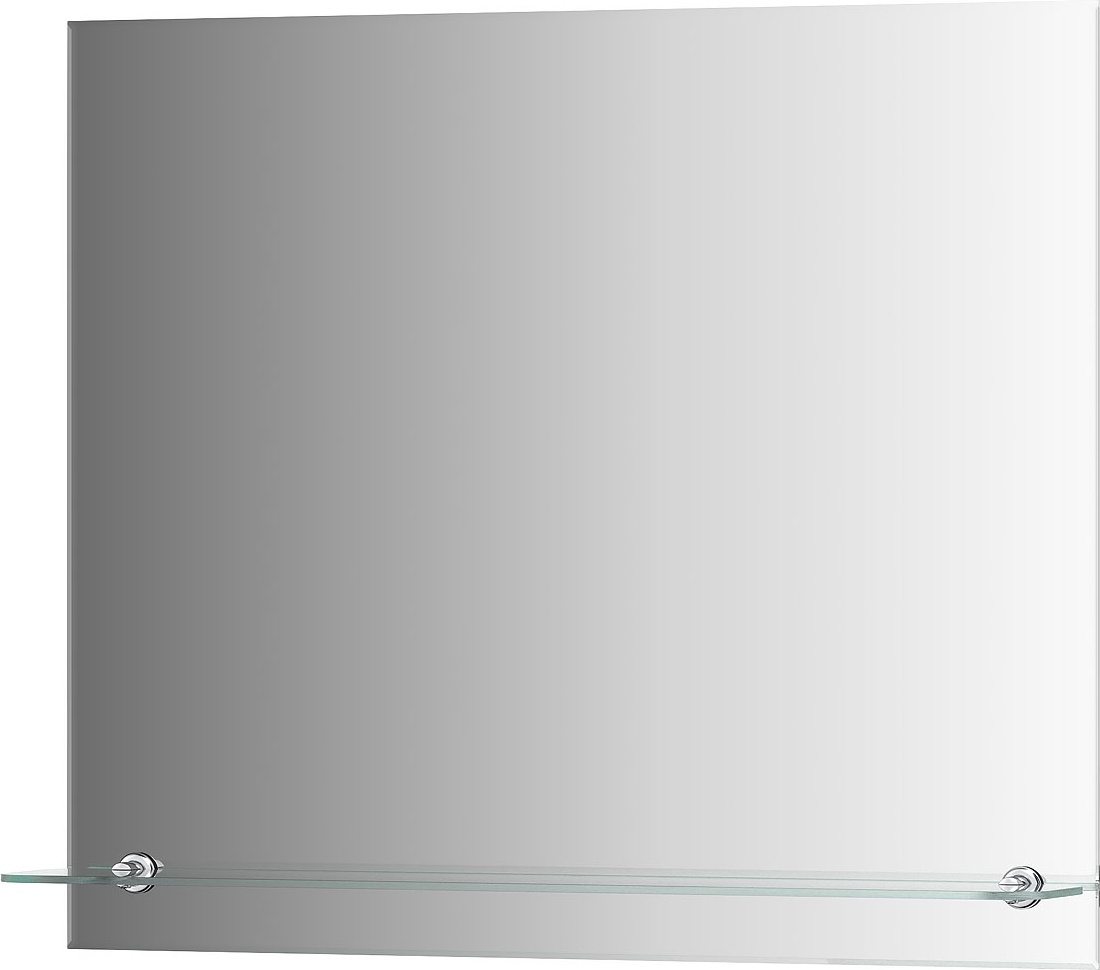 BY 0515 Зеркало с фацетом 5 mm и полочкой 70 cm EVOFORM Attractive