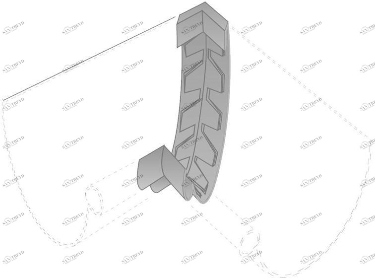 First Corporation Внешний уголок для желоба из ПВХ First plast Ain125n