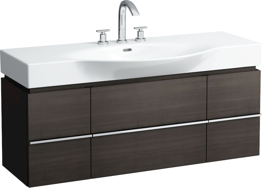 H4013020755481 Шкафчик под раковину, для раковин 811704, 812704, 2 выдвижных ящика с 2 дверцами, 2 стеклянные полки LAUFEN PRO - Вид №38