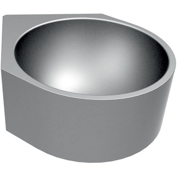 Edone Круглый подвесной угловой умывальник, формованный внутри и снаружи sun-id-2008742