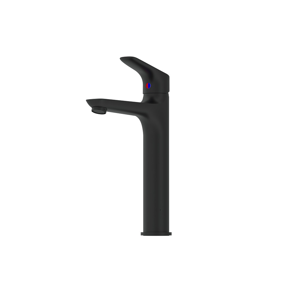 770250300 смеситель для умывальника высокий черный Damixa Origin Bit  - Вид №3