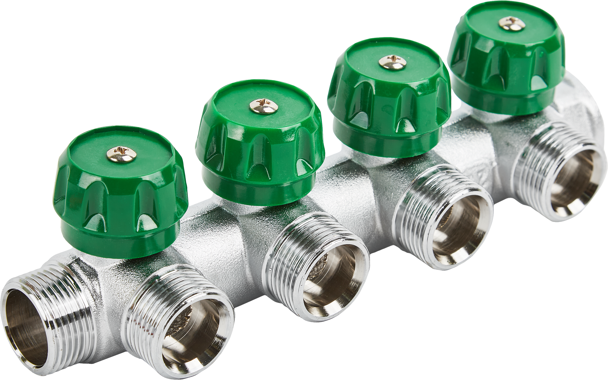 Коллектор регулирующий STOUT 4 отвода 3/4" для систем отопления и водоснабжения 84868376 STLM-0056531