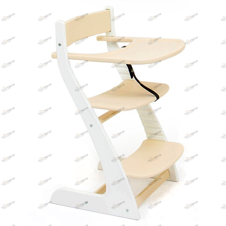 Детский растущий регулируемый стул "Усура" бело-бежевый БЕЛЬМАРКО  326884 Белый;бежевый Santreyd 