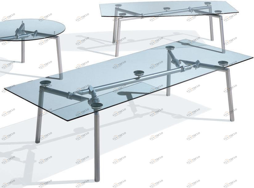 NEWTOM by Ultom Стол для совещаний прямоугольный стеклянный Isotta sun-id-1477262