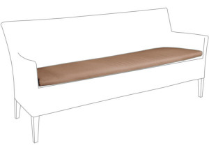 10.00.1530 Подушка на скамейку Madrigal Outdoor Sahara 3-х местная Mbm