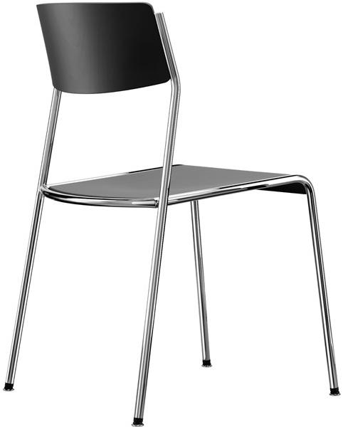 horgenglarus Накладной стул из фанеры с открытой спинкой  8-360  - Вид №2