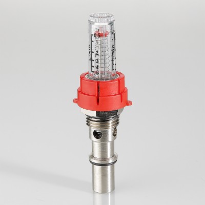 VT.AC674.V.0 Настроечный клапан с расходомером встраиваемый для коллекторного блока VTc.589 Valtec 0,5–5,0 л/мин  - Вид №1