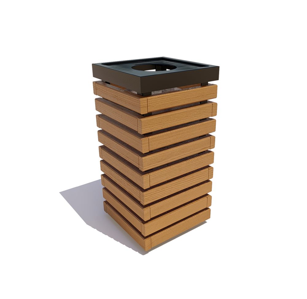 SAMA01.01.01-MU.MD САМАНТА 01, урна уличная LAB.Space  - Вид №1