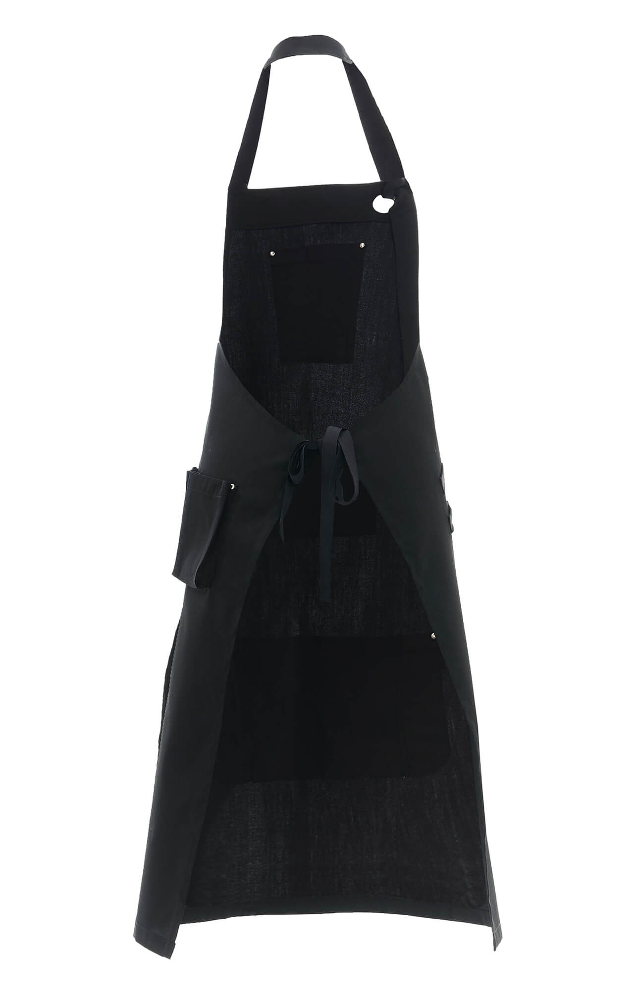 59985 Фартук  с нагрудником, цвет black RICON  Одежда для официантов  размер  - Вид №5