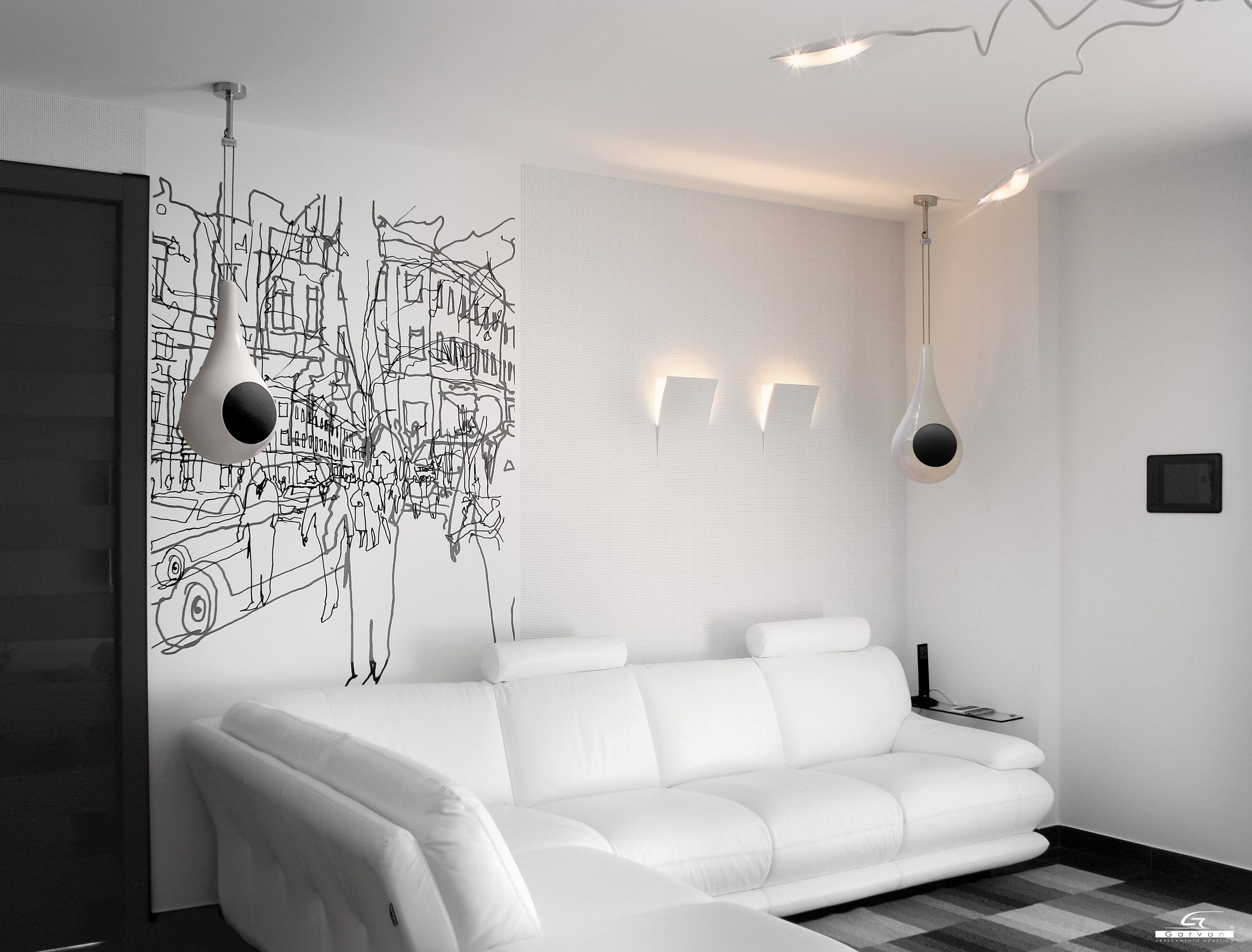 Керамический подвесной акустический диффузор Garvan Acoustic капля ARCH-00141867 - Вид №4