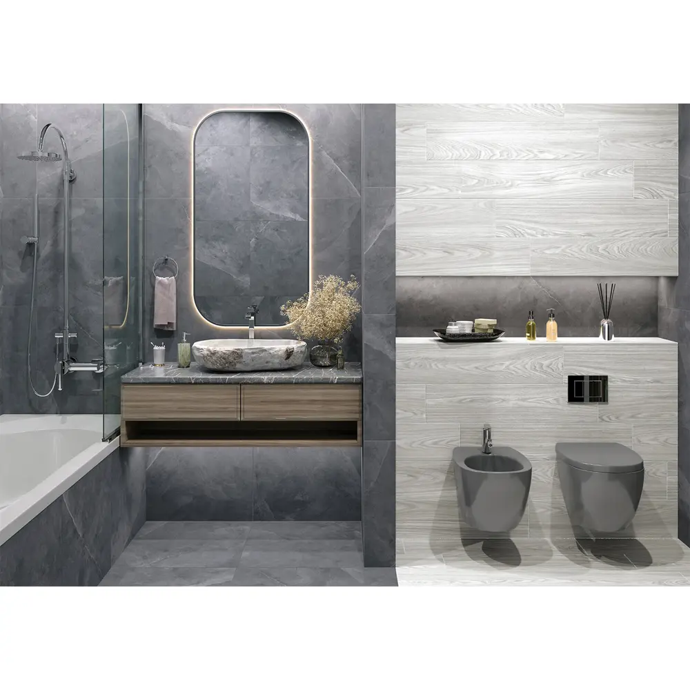 Керамогранит Alma Ceramica Andora с текстурой дерева 20х90 см 89233821 STLM-0945292 - Вид №3