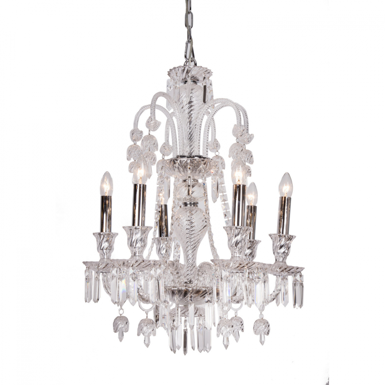 Люстра Elegance 5789 прозрачная 5789 PUSHA ДИЗАЙНЕРСКИЕ, PUSHA 061525 Прозрачный  - Вид №1