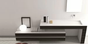 Moma Design Раковина подвесная с ящиком SLIM XS 1600 белая