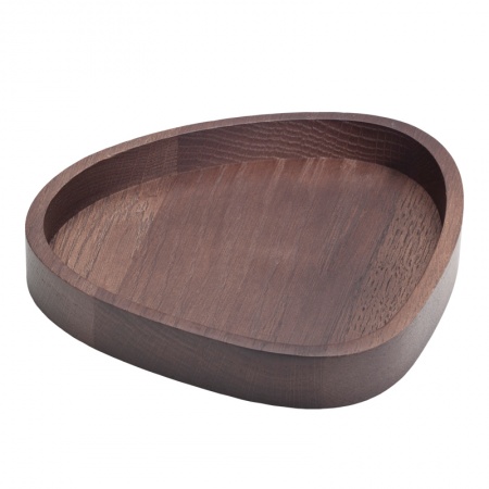 990071 Сервировочное блюдо деревянное 18х16см;LIND DNA 