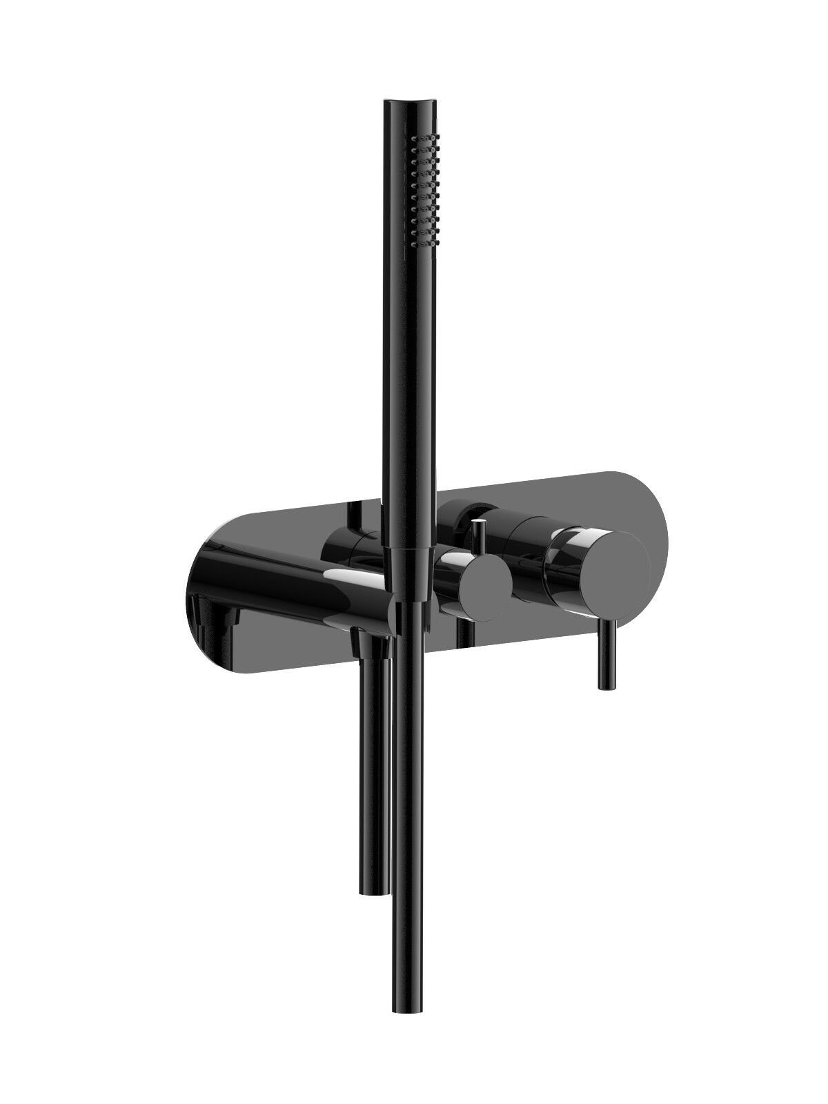 3 отверстия утопленный однорычажный смеситель для душа Rubinetterie Frattini Pepe XL ARCH-00143936 - Вид №27