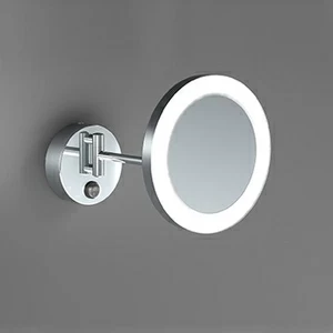 Sonia Зеркало увеличительное с подсветкой круглое настенное Commercial Items Хром