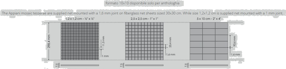 Appiani Керамическая мозаика с эффектом металла Colori sun-id-1417430 - Вид №9