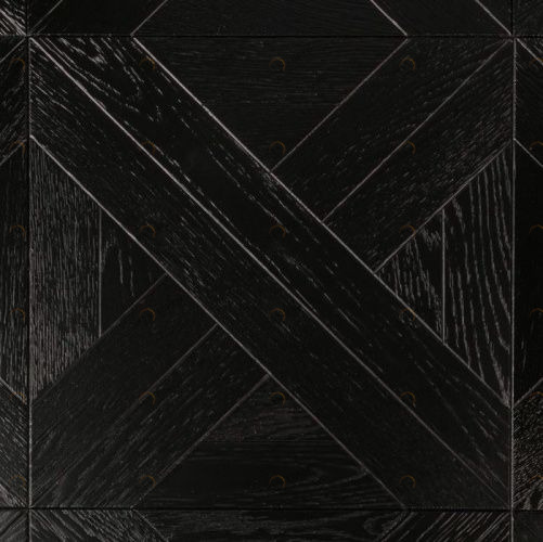 Модульный паркет Marco Ferutti Linea Linea Неро Черный Дуб с брашью (Текстурированная) 405х405 мм 2600600033