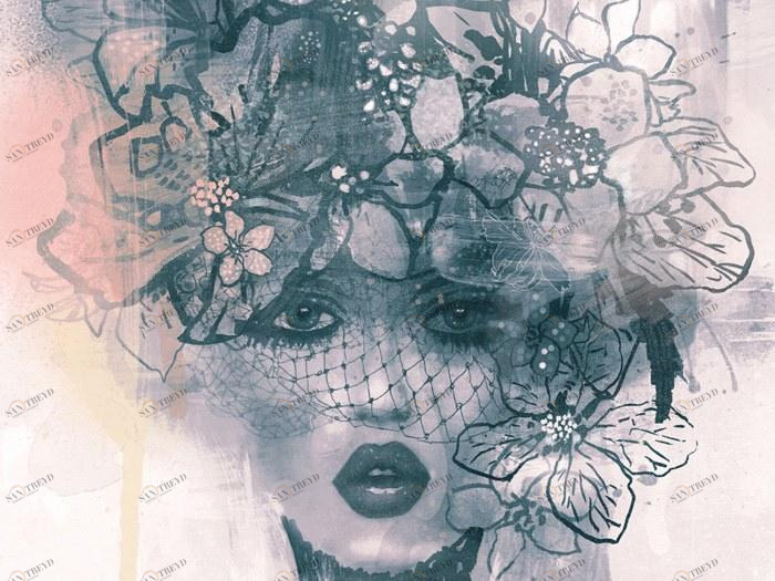 MOMENTI Авторский художественный принт Crazy home paintings Gi-036